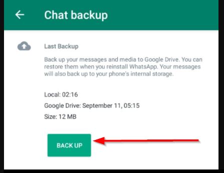 Fitur Integrasi Backup Chat Wa Ke Google Drive